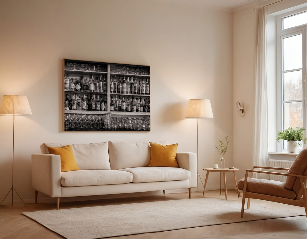 Canvas print - Seattle over the sofa