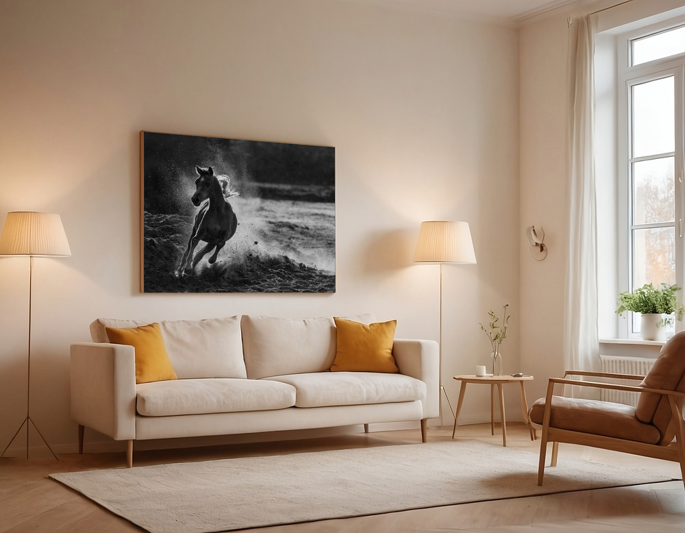 Canvas print - Take off over the sofa