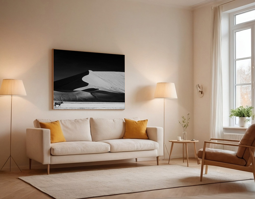 Canvas print - The Solitary over the sofa