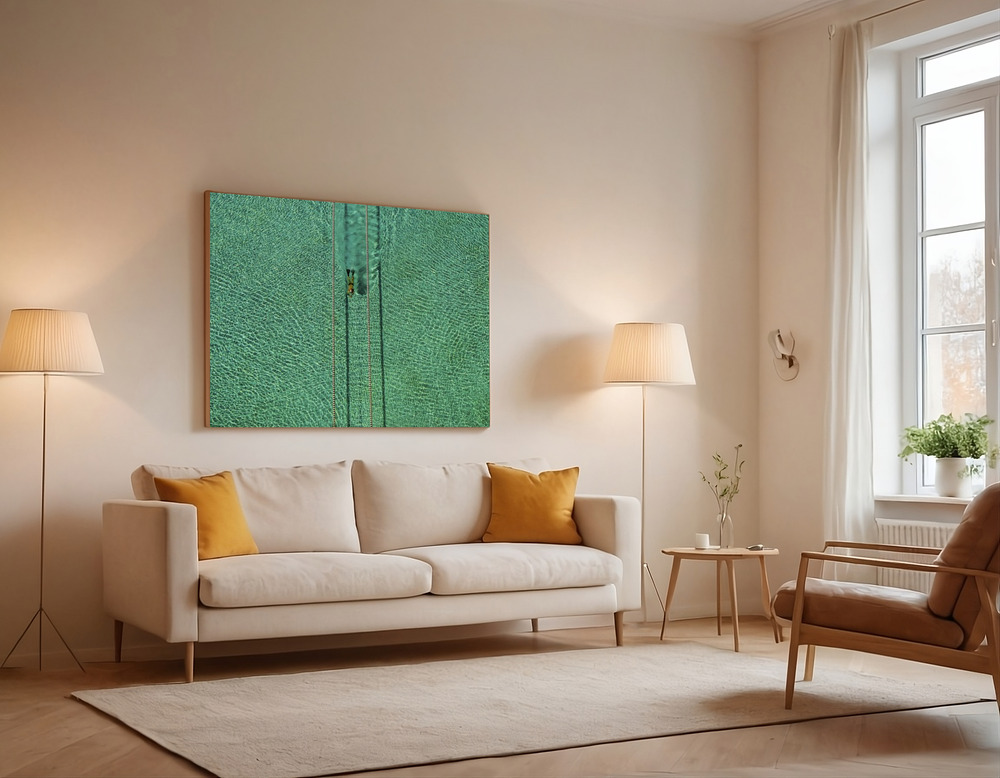 Canvas print - Swimmer over the sofa