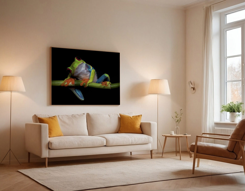 Canvas print - Curiosity over the sofa
