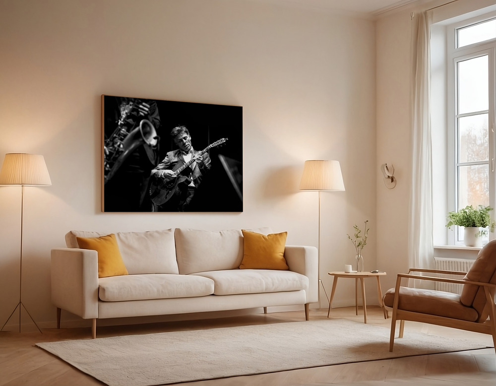 Canvas print - Jazz over the sofa