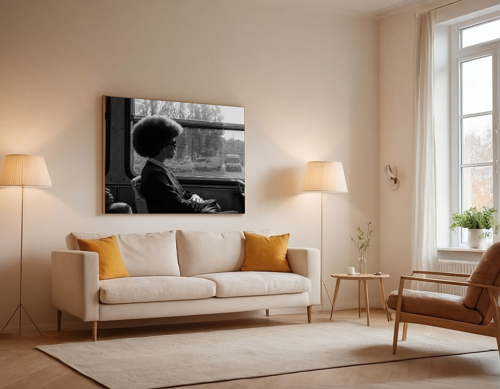 Canvas print - Milano streets over the sofa