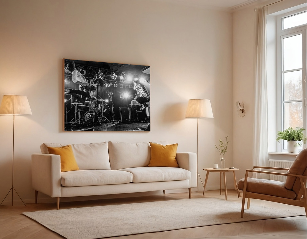 Canvas print - OnStagePhotography over the sofa