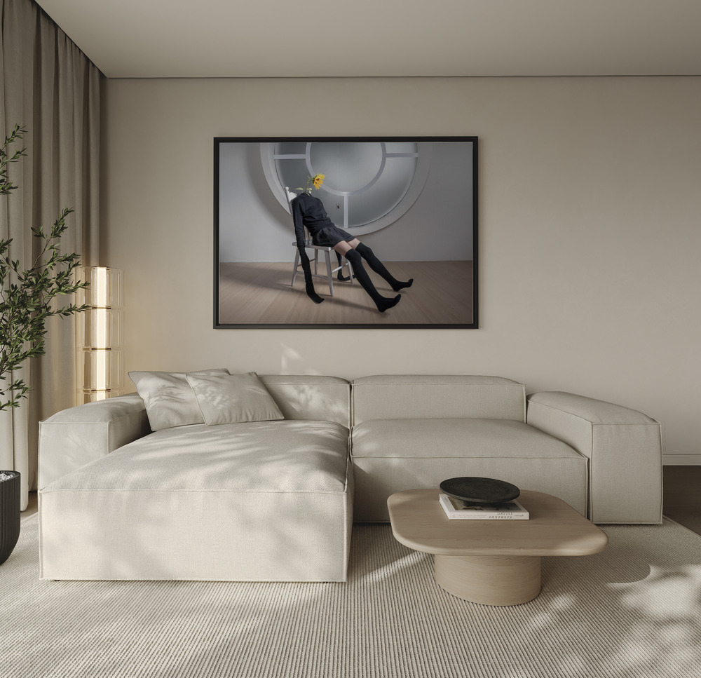 Canvas print - When you say nothing at all over the sofa