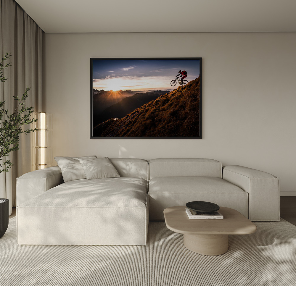 Canvas schilderi - Live the adventure over de bank