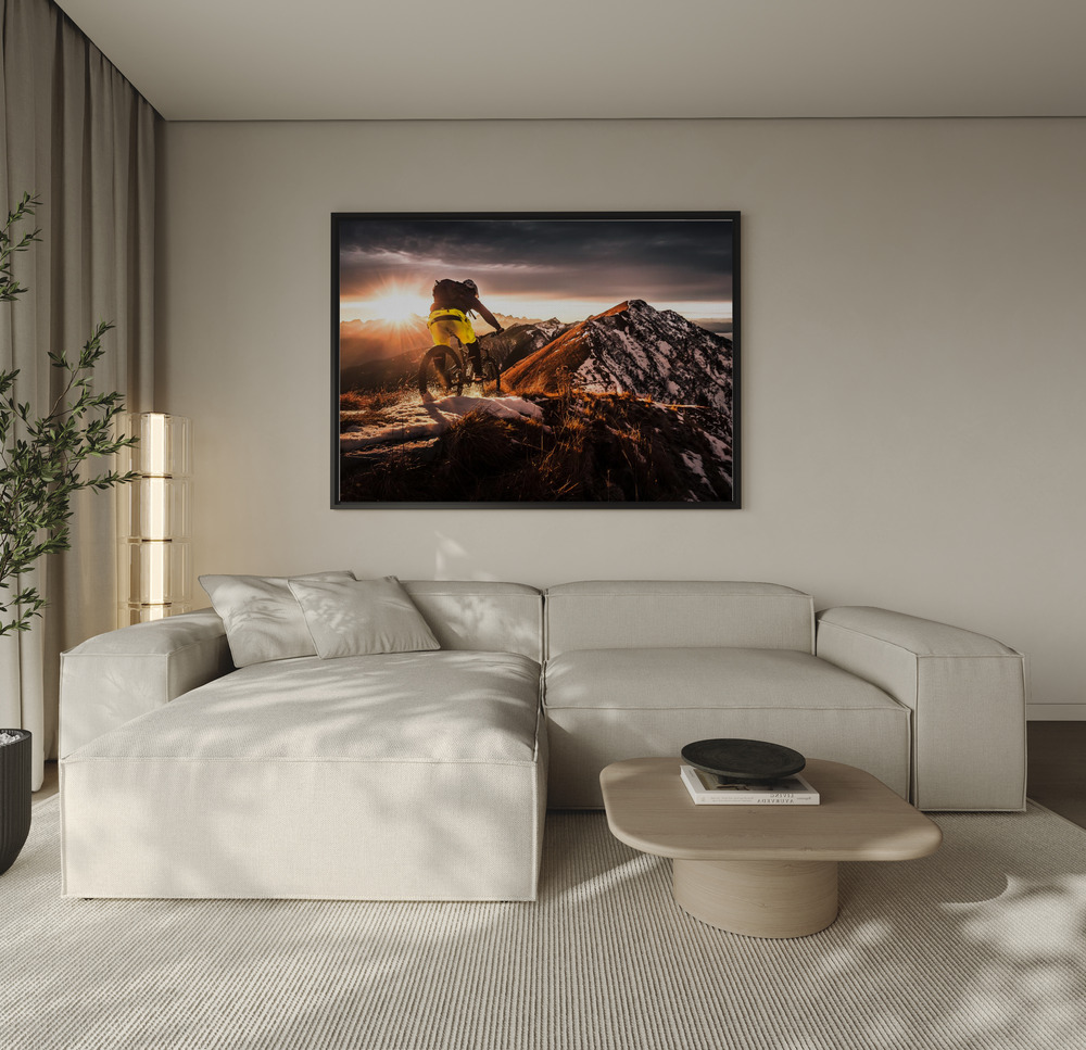 Canvas print - Take a Ride on the Sunny side over the sofa