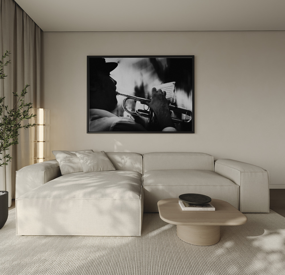 Canvas print - Just follow my lead over the sofa