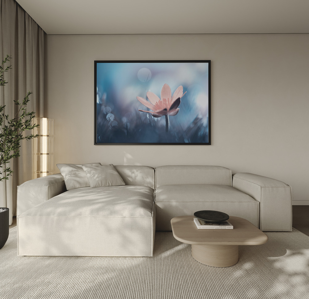 Canvas schilderi - Mellow Mood over de bank
