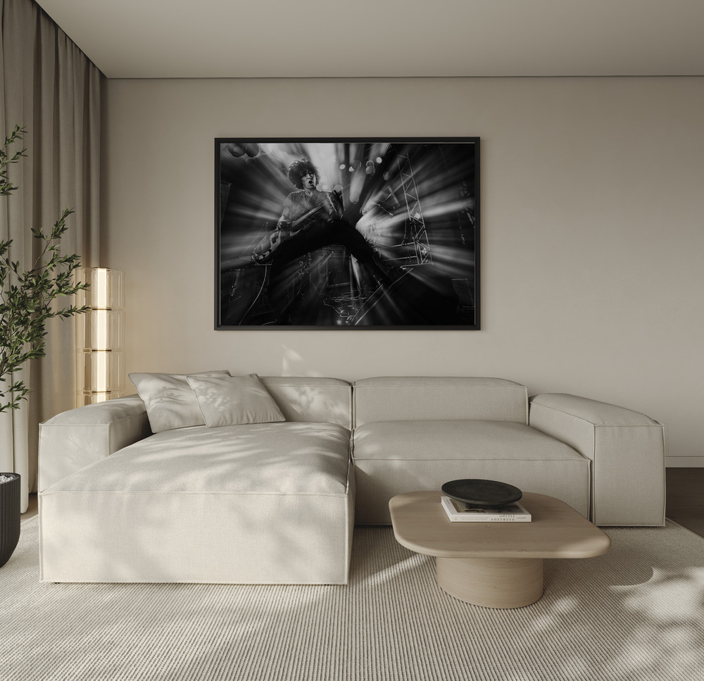 Canvas schilderi - Rhythmic Fury over de bank