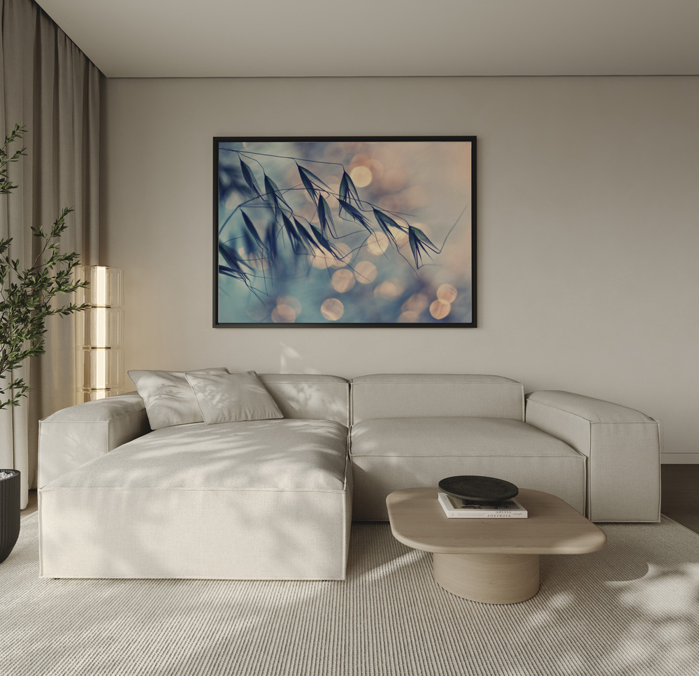 Canvas print - Untitled over the sofa