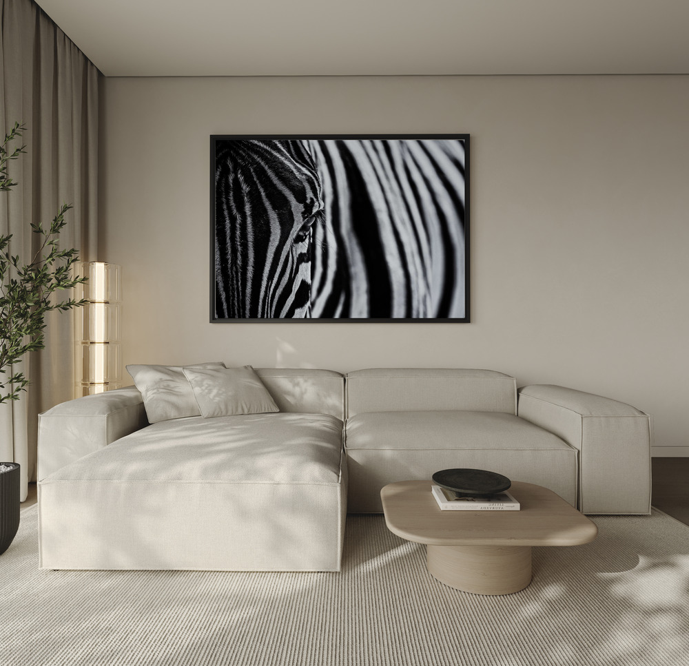 Canvas print - The look of nature over the sofa