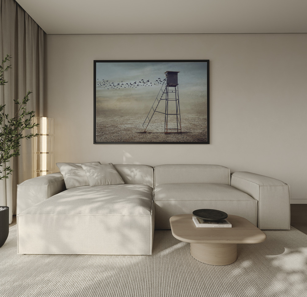 Canvas schilderi - Go to Nature over de bank