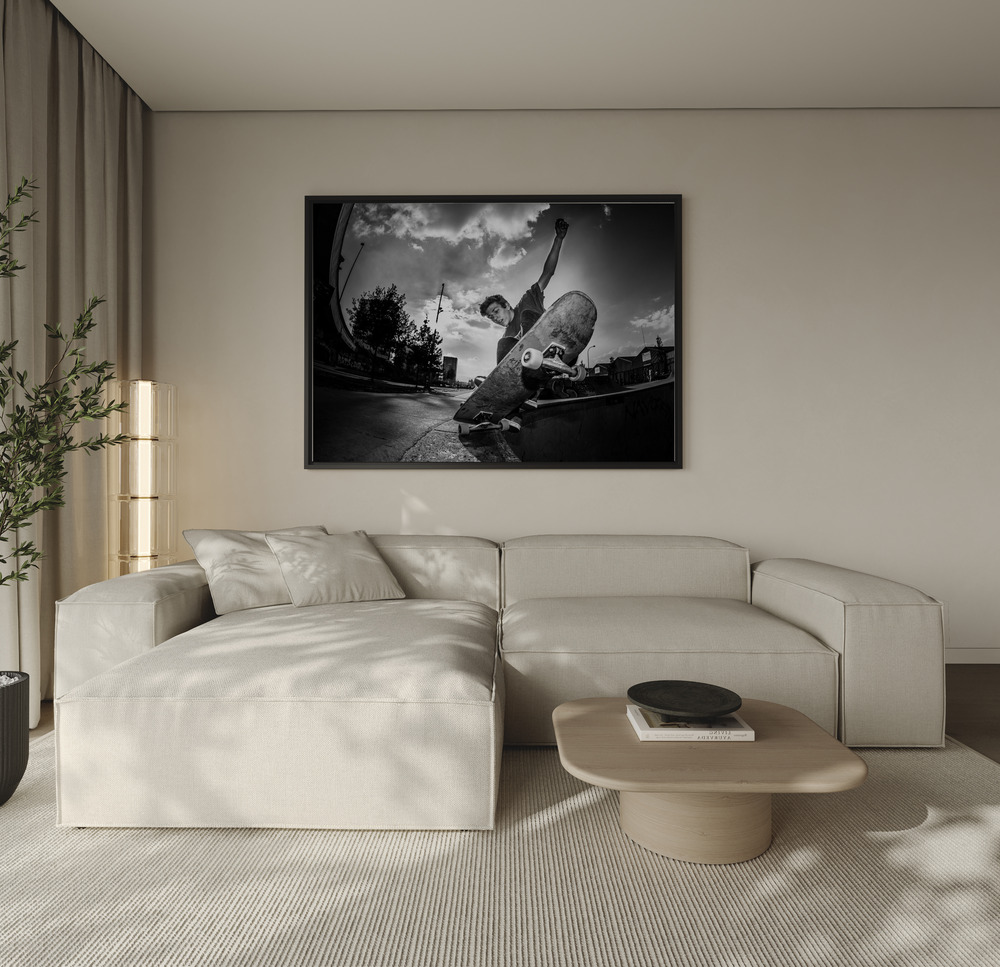 Canvas print - Ellis Ekkart Five-O over the sofa