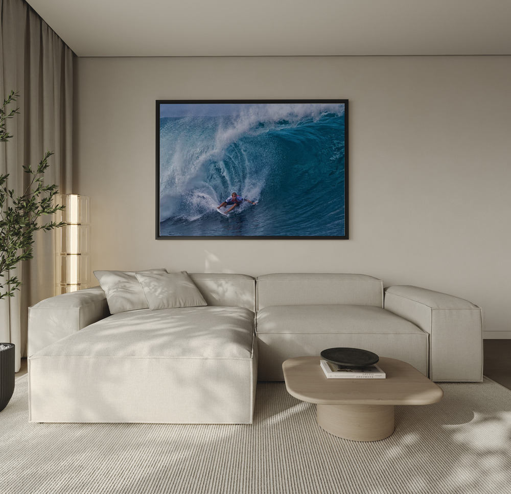Canvas print - Out of a water tunnel over the sofa