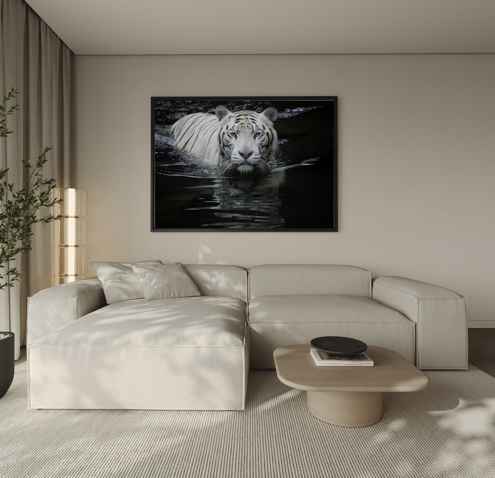 Canvas print - Looking at Me Looking at You over the sofa