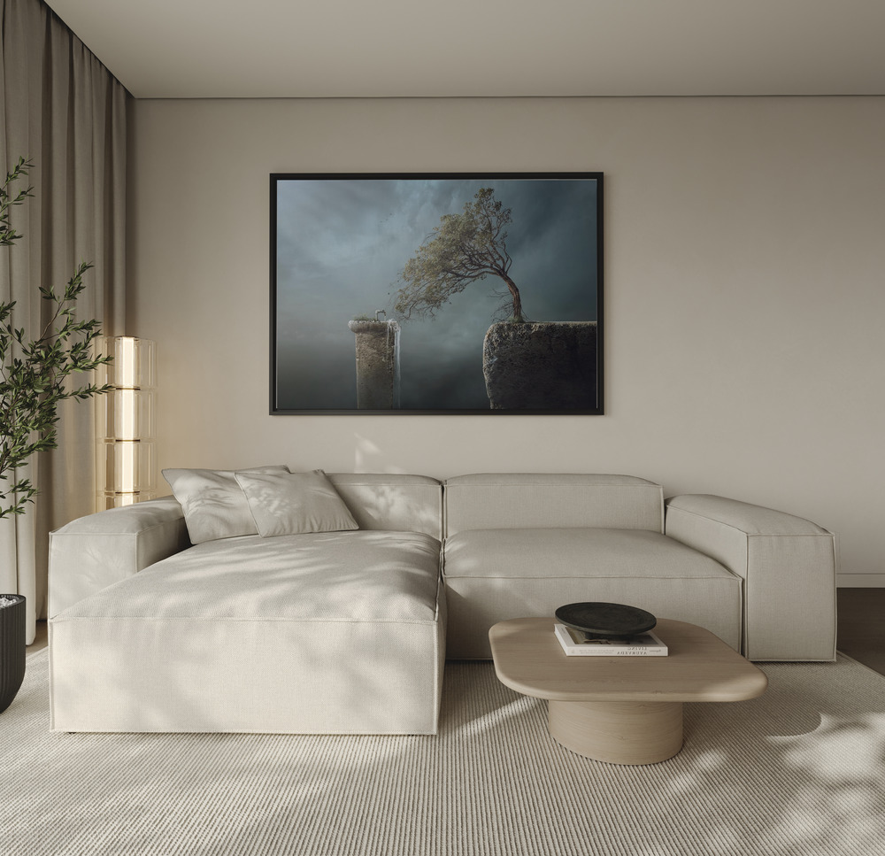 Canvas print - Drink Water over the sofa