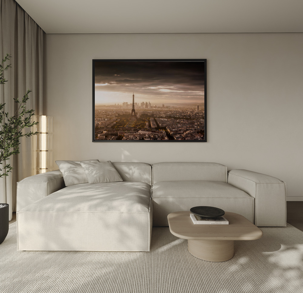 Canvas print - Paris Magnificence over the sofa
