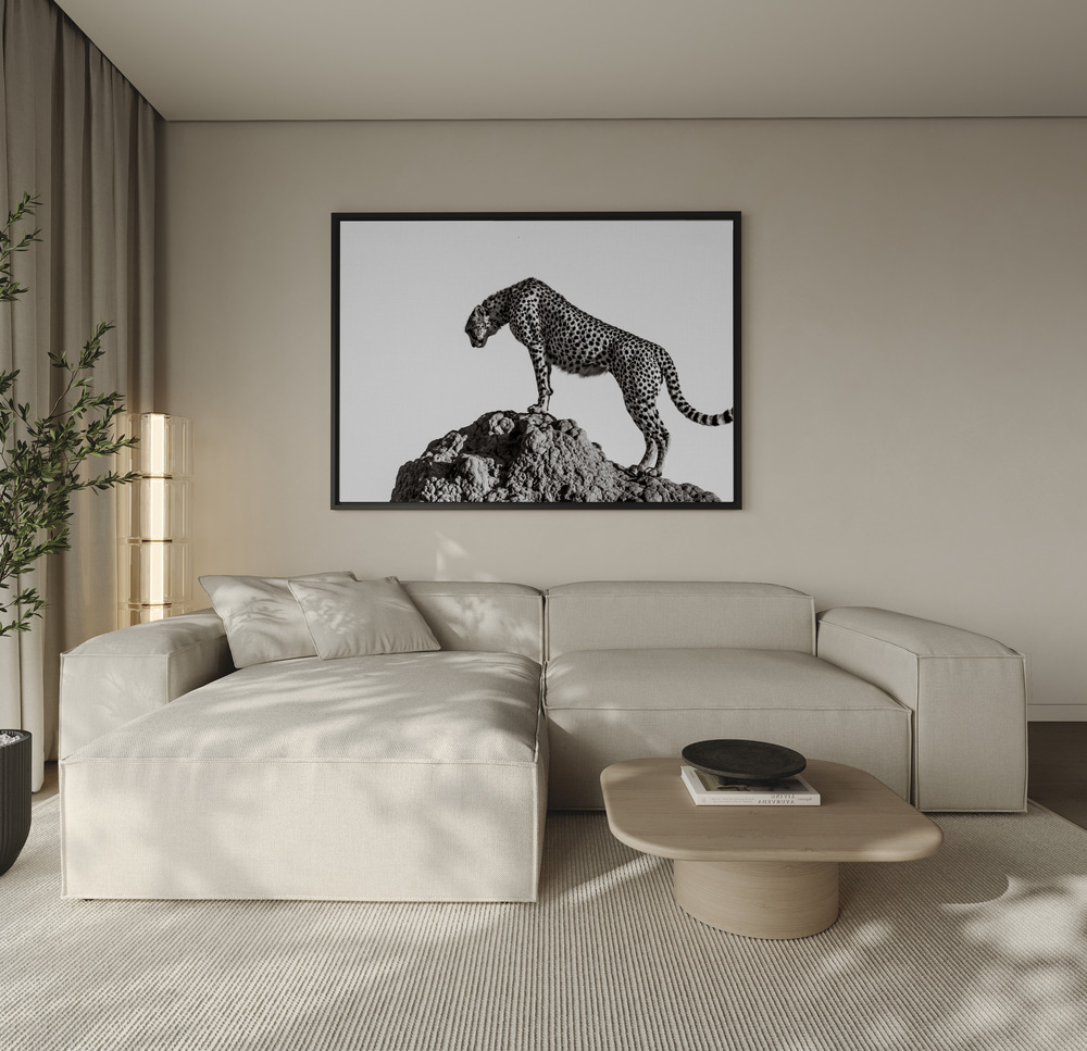 Toile - The hunter au-dessus du canapé