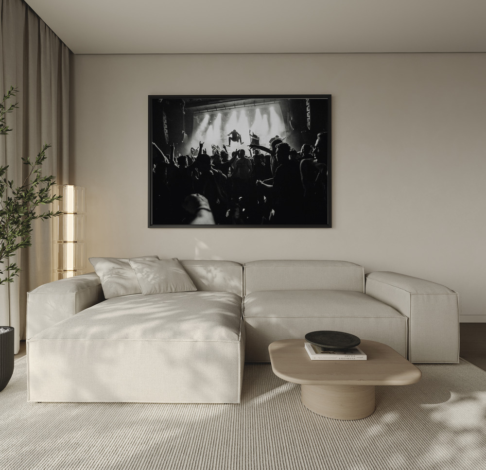 Canvas print - Betraying the Martyrs II over the sofa