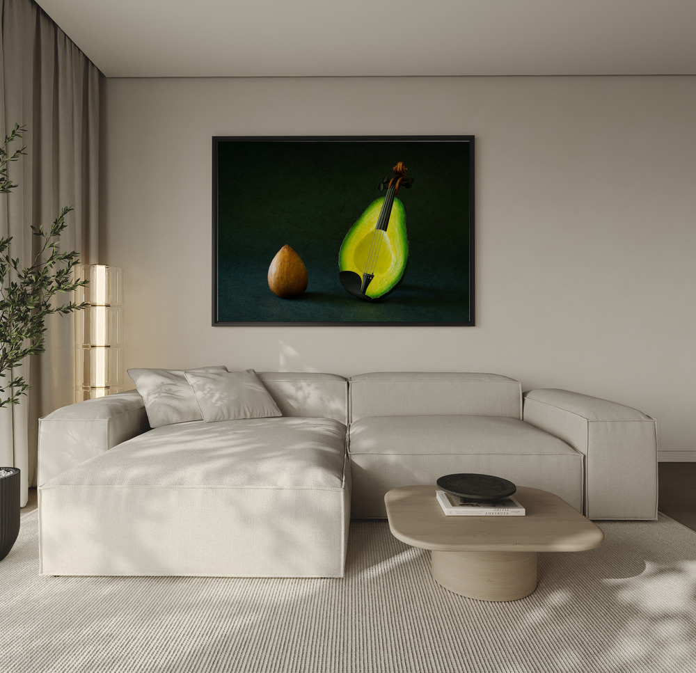 Canvas print - Aviolin over the sofa