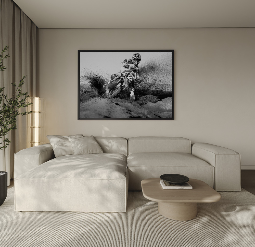 Canvas print - Krisztian Tompa over the sofa