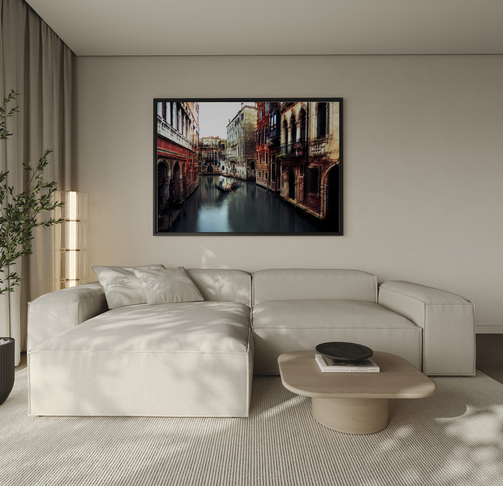Canvas print - The Gondolier over the sofa
