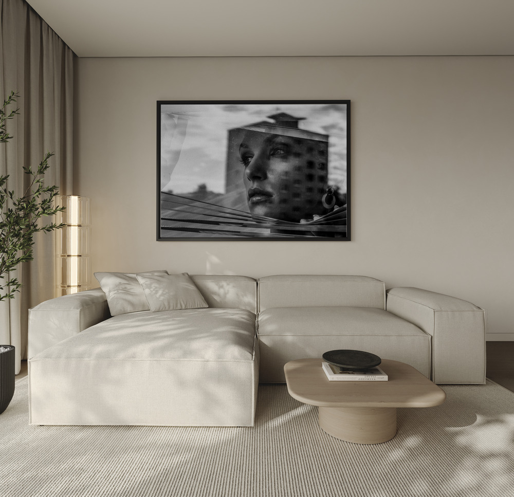 Stampe su tela - Window over the sofa