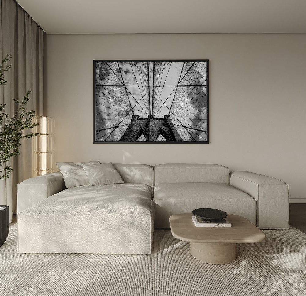Canvas print - The bridge over the sofa