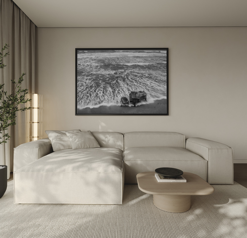 Canvas taulu - Magic of sound sohvan yli