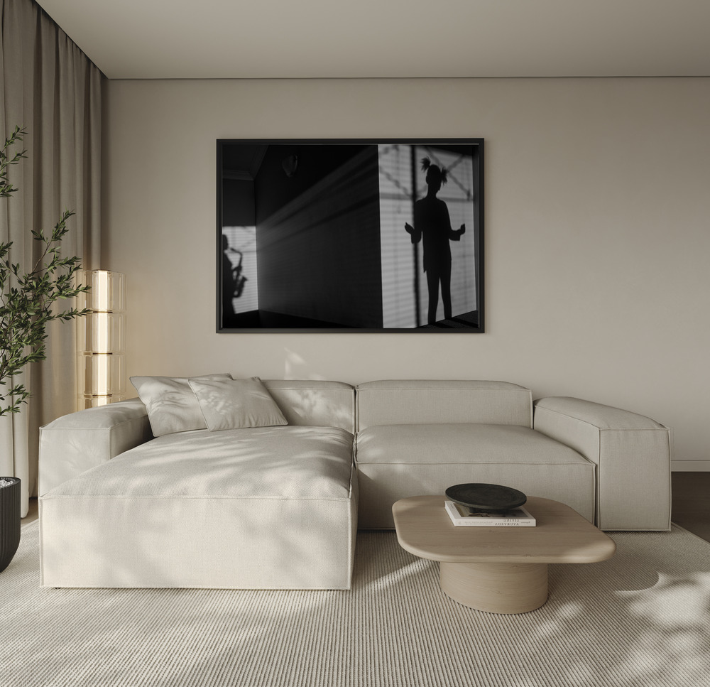 Canvas taulu - Life pieces sohvan yli