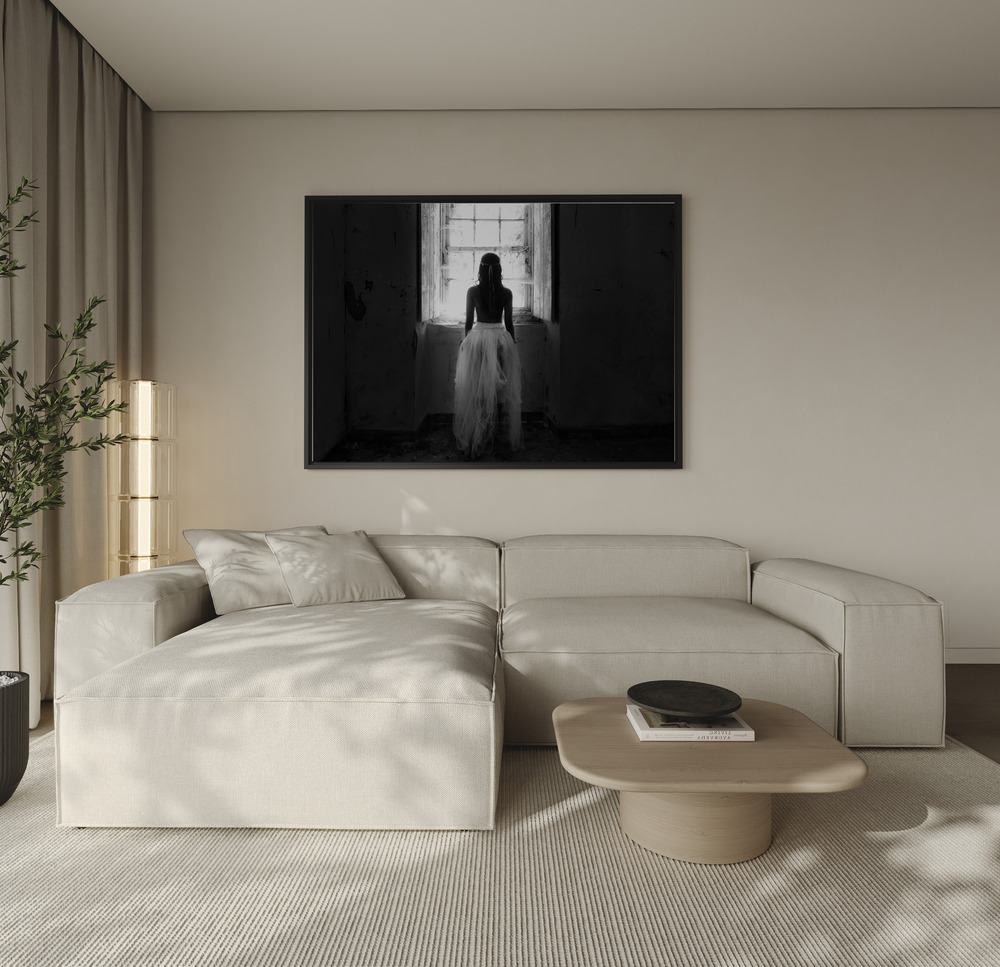 Canvas print - My way out over the sofa