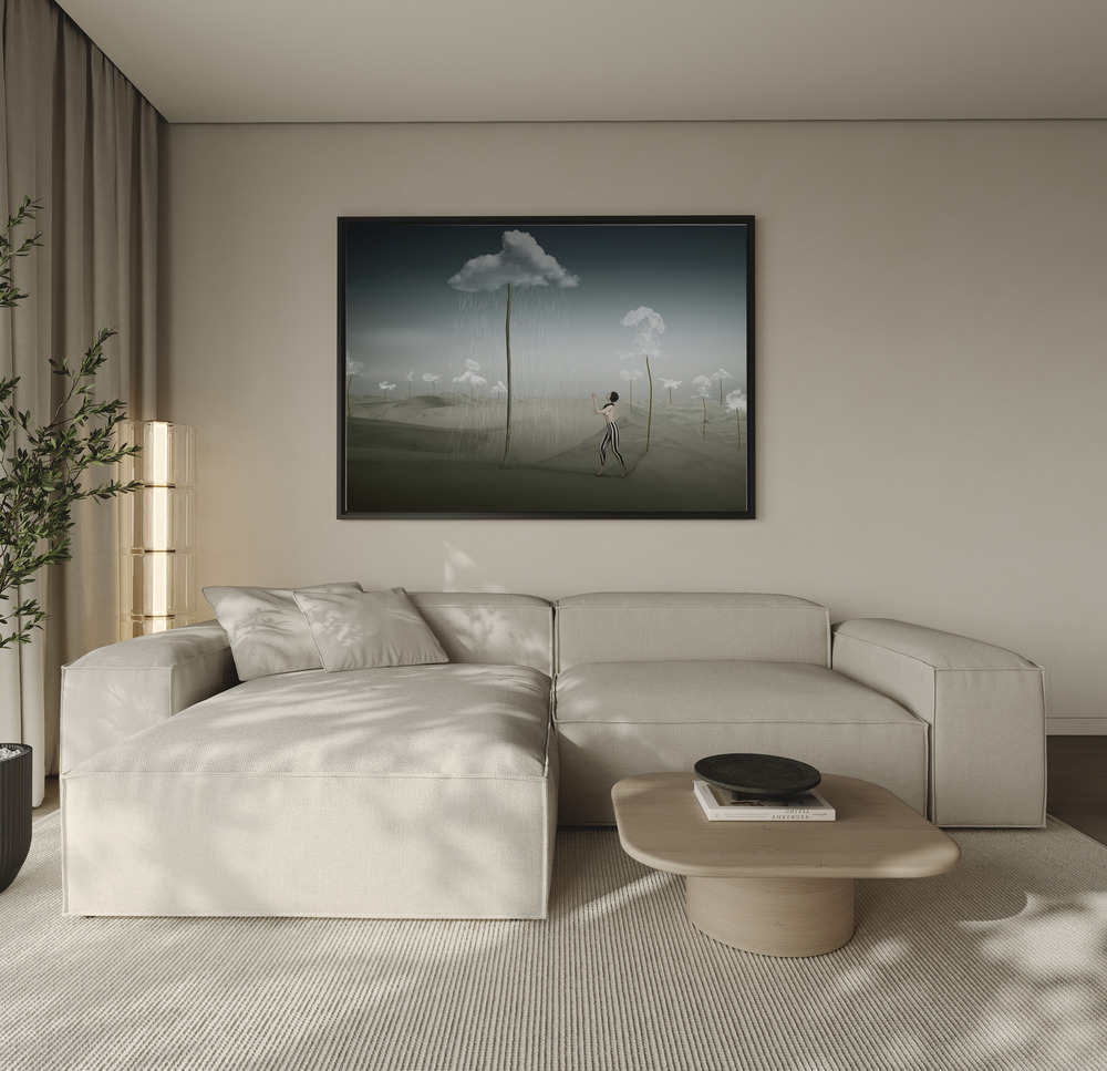 Canvas print - Cloud-Farm over the sofa