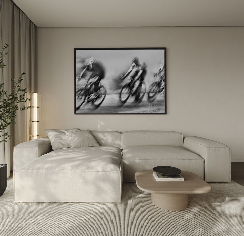 Toile - Pursuit au-dessus du canapé