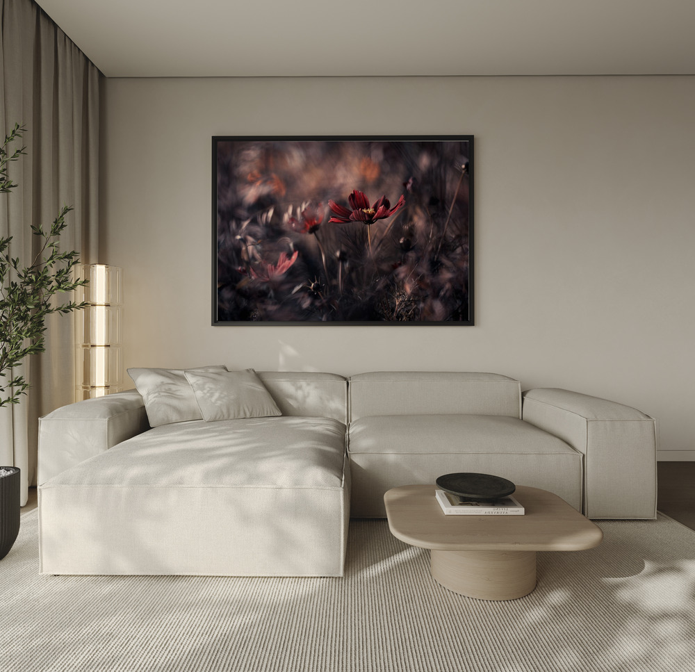 Canvas schilderi - Cosmic Inflation over de bank