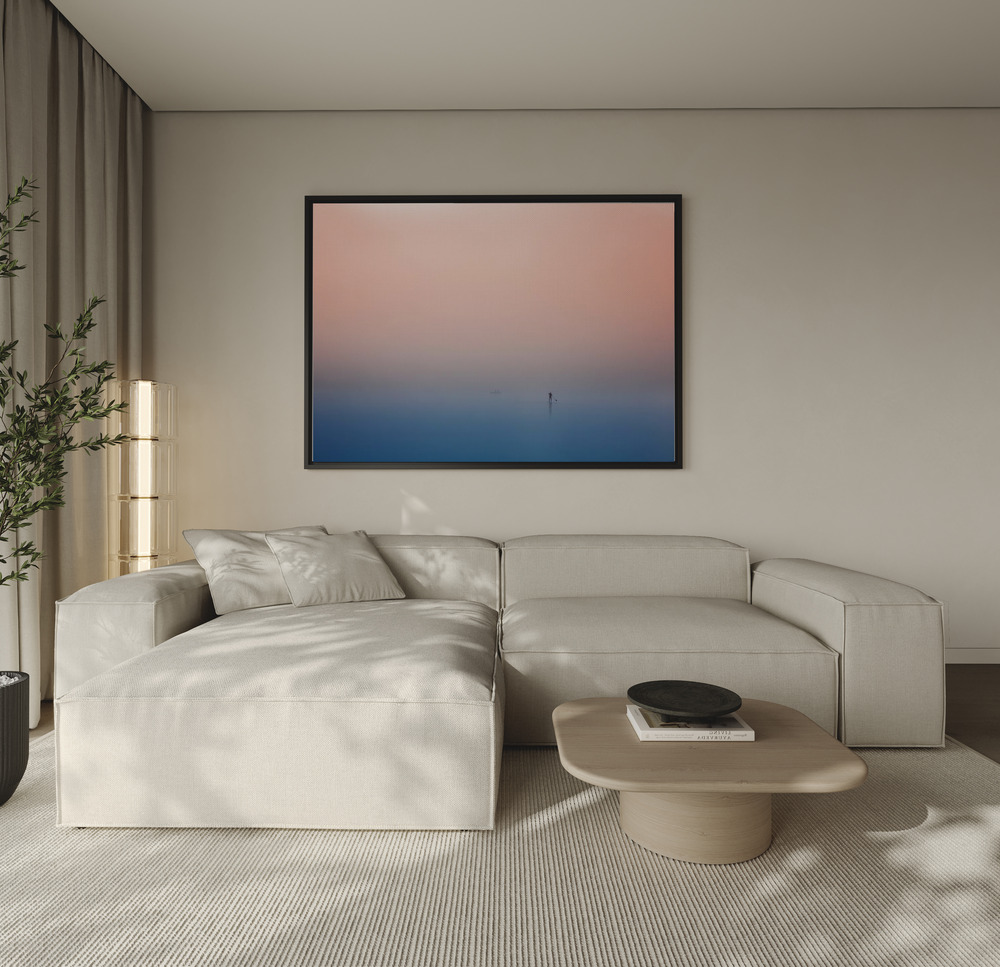 Canvas print - Stand up paddling over the sofa