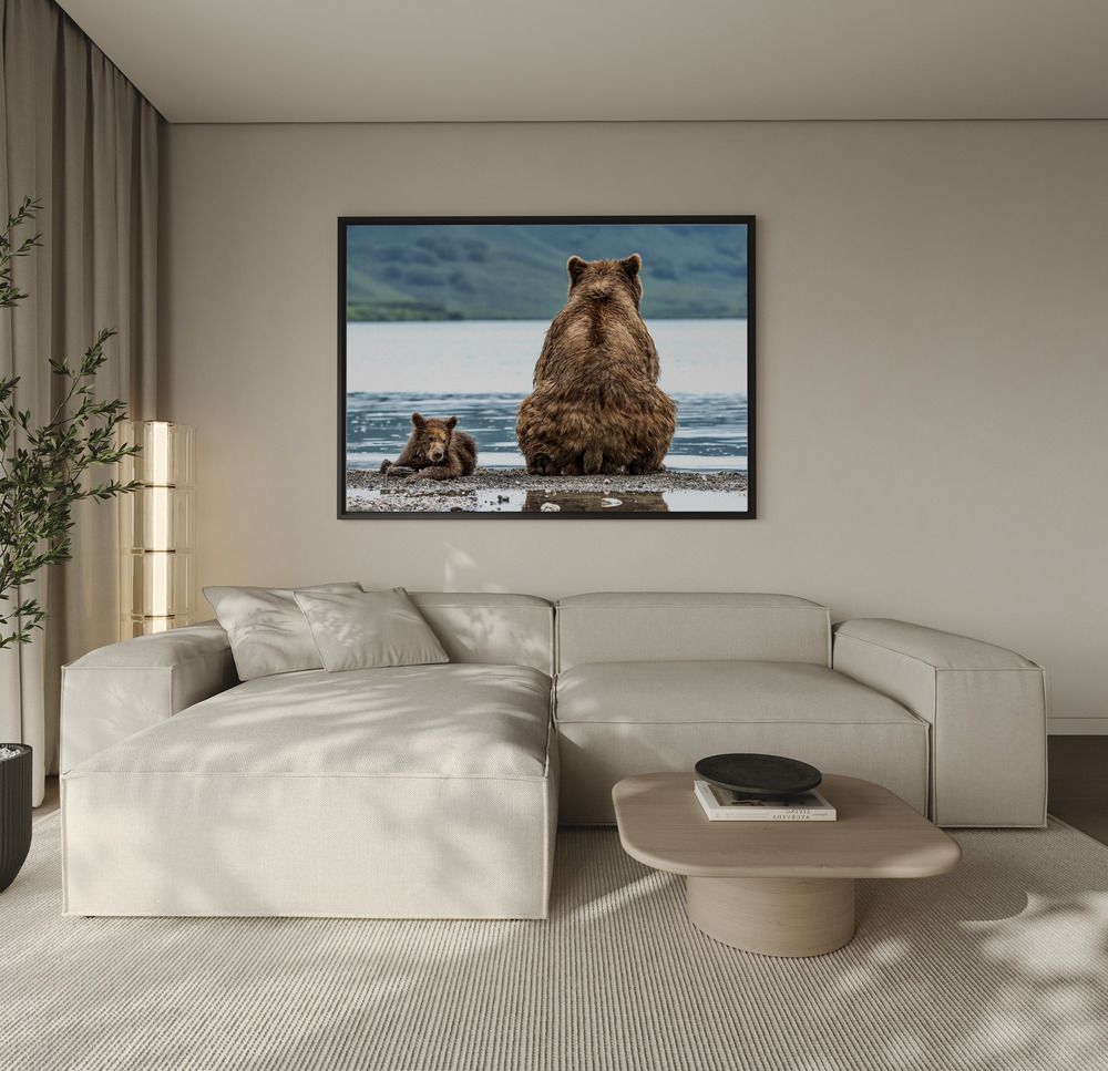 Canvas print - Opposites over the sofa