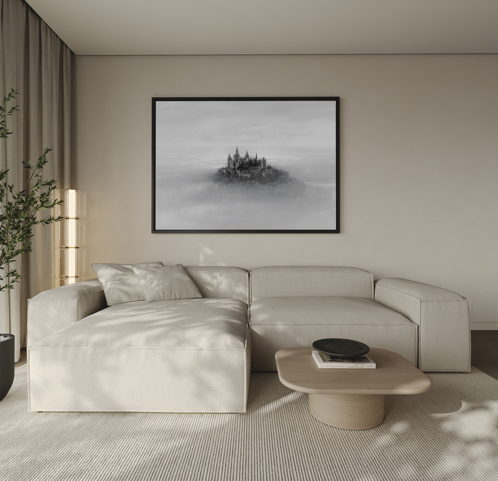 Canvas print - Hohenzollern over the sofa