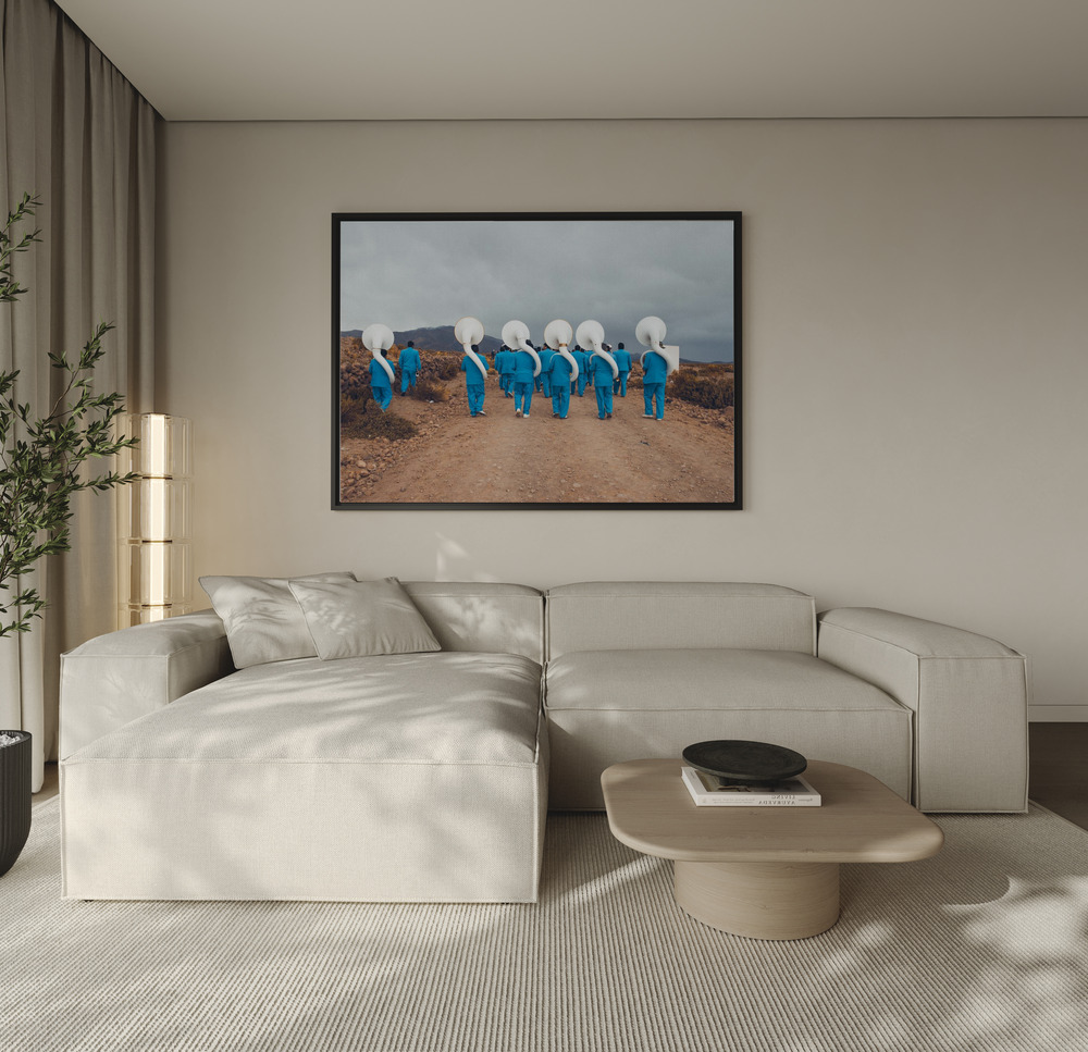 Canvas print - Music anywhere over the sofa