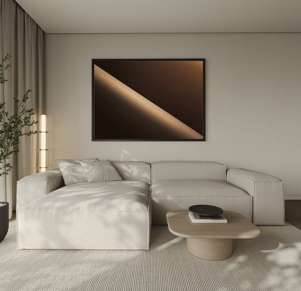 Canvas print - Maranjab Desret over the sofa