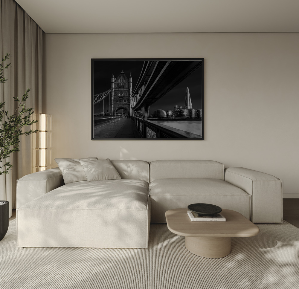 Canvas print - London Skyline over the sofa
