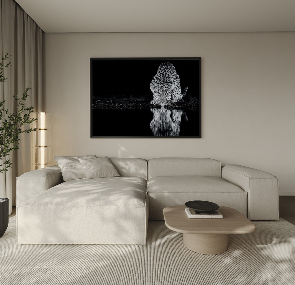 Canvas print - Prowl Reflections over the sofa