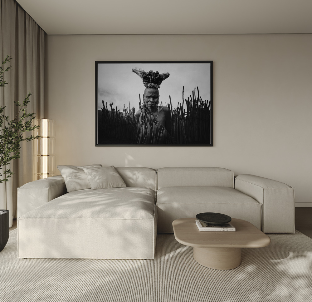 Canvas print - Mursi Baba over the sofa