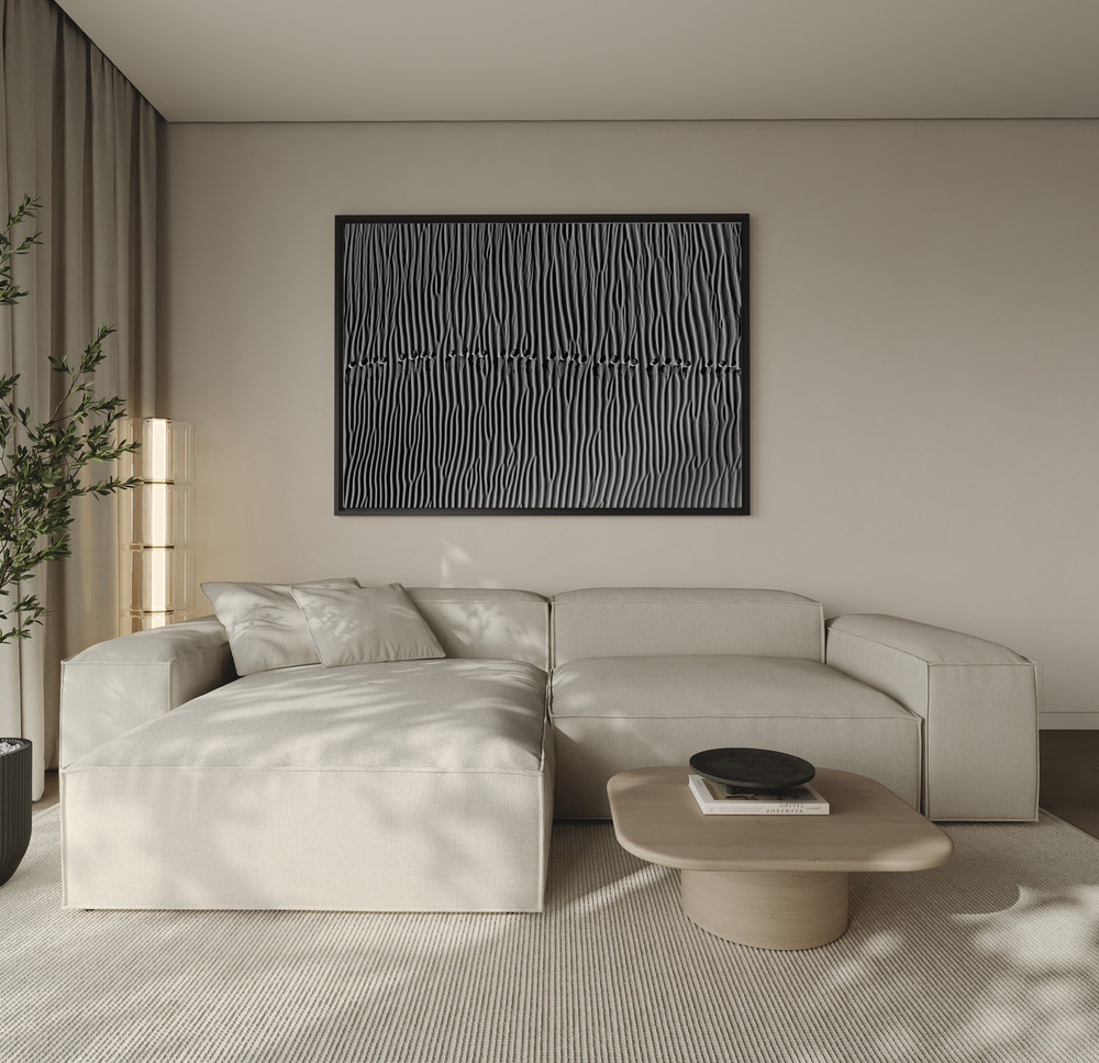Canvas print - Rhythmic Grooves over the sofa