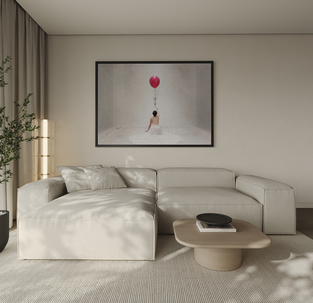 Canvas print - The Gift over the sofa