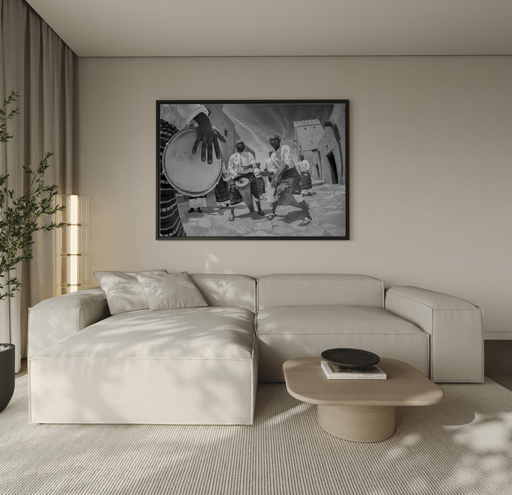 Canvas print - Drummers over the sofa