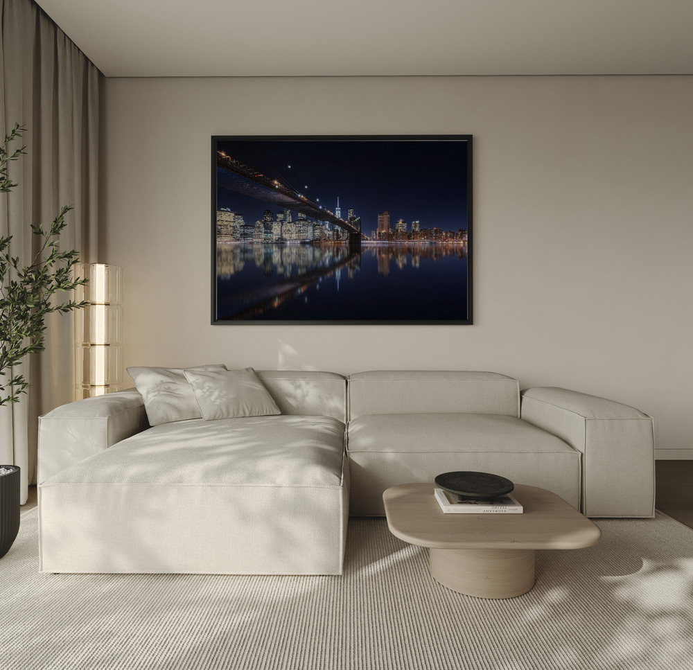 Stampe su tela - Iconic view over the sofa