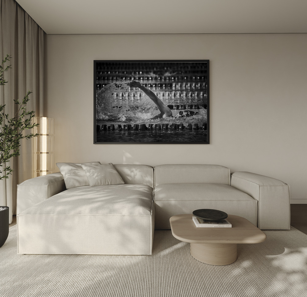 Canvas print - Through the Light over the sofa