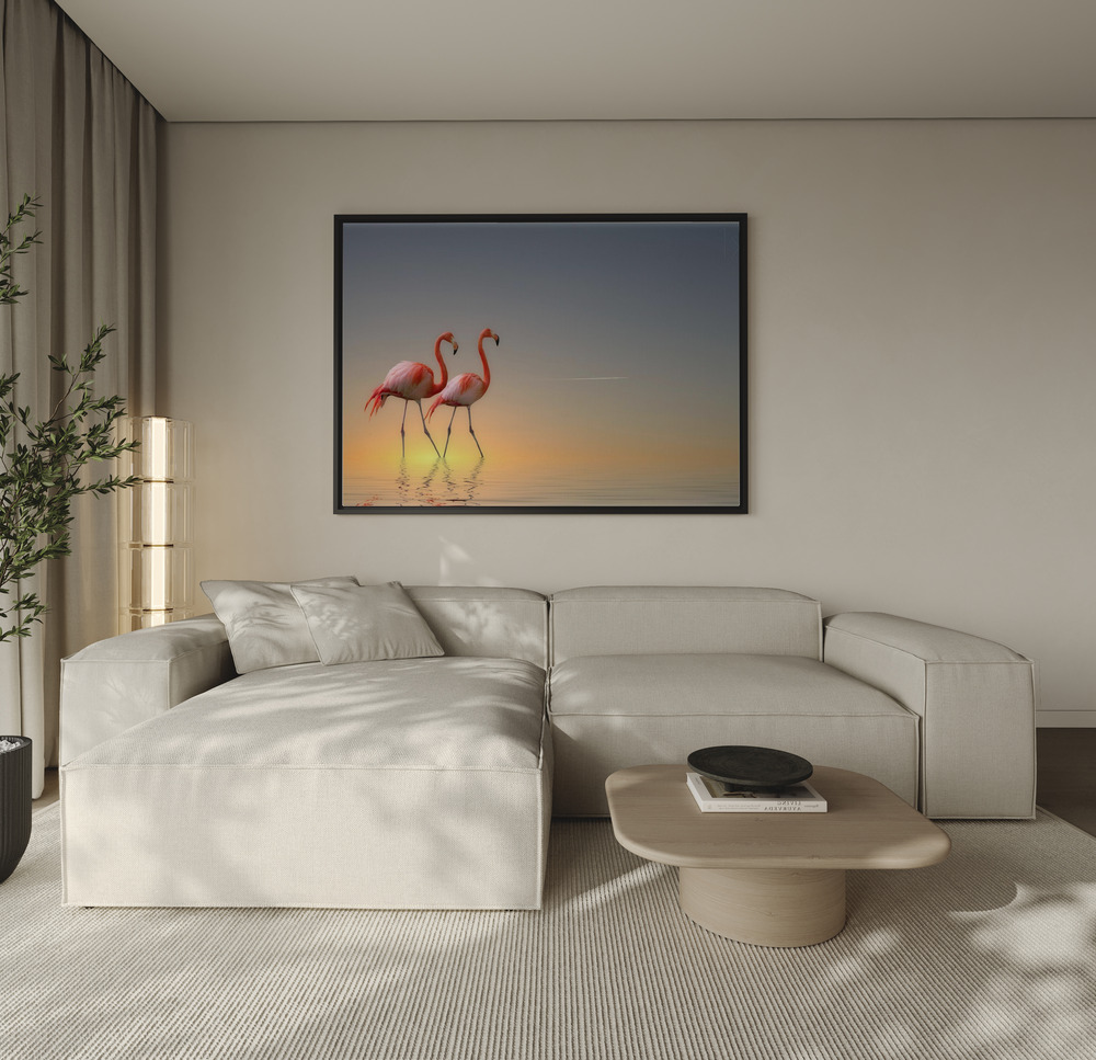 Canvas print - Serenity II over the sofa
