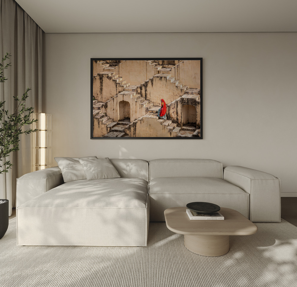 Canvas print - The Tale of A Well over the sofa